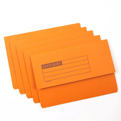 Eastlight document wallet foolscap orange 100% recycled paper, , medium