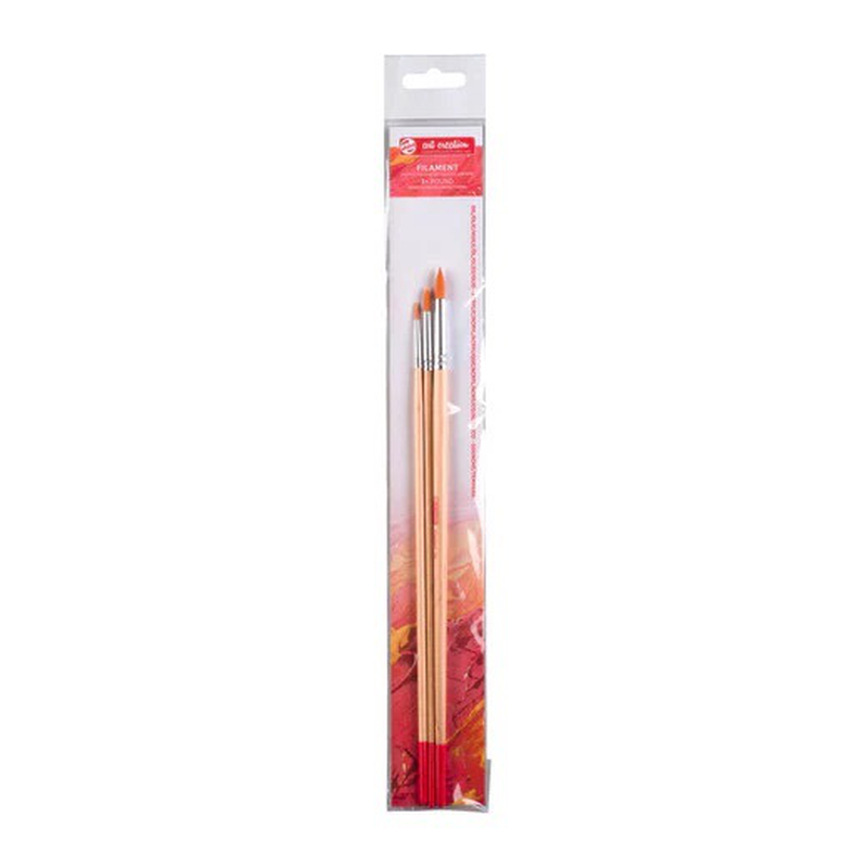 Art creation oil colour brushes set 3 x round, , medium-null