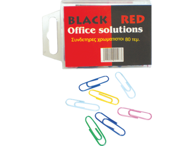 B/r paper clips 28mm box colour  br00127, , medium