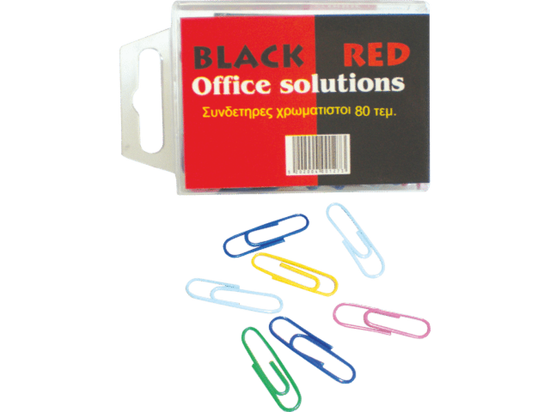 Product image: B/r paper clips 28mm box colour br00127, , medium-null