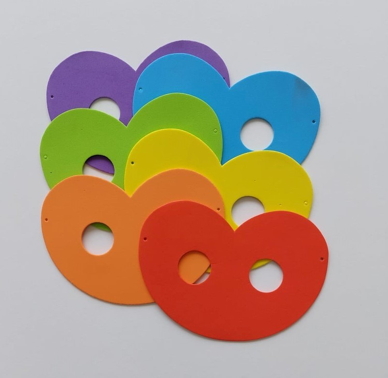 Eva foam masks 30pcs, , medium-null