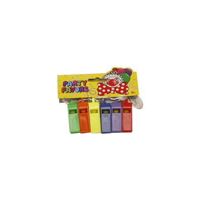 Whistle with string 6 colours, , medium