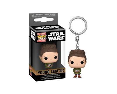 Pocket pop keychain! Star wars young leia with lola figure, , medium