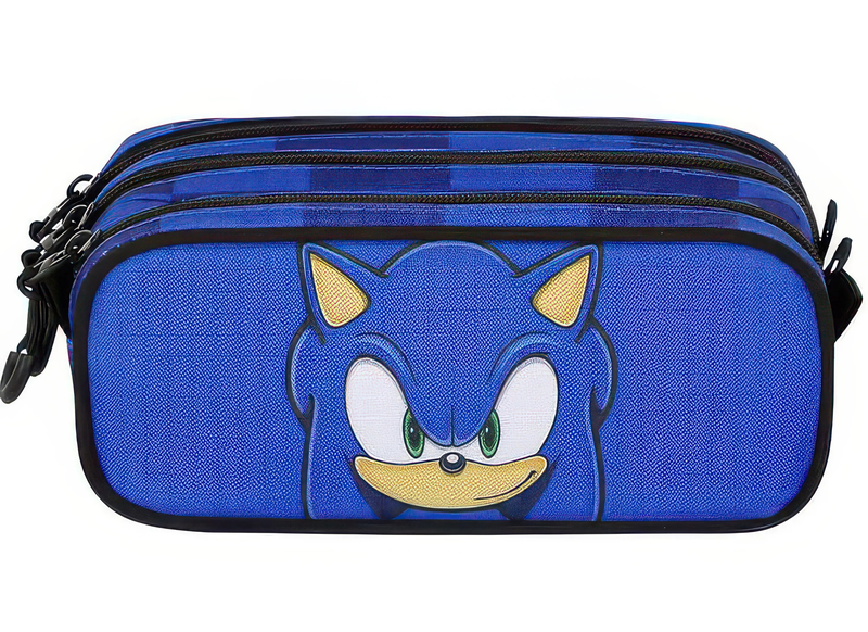 Sonic sight-fan trick school pencil case 2.2-null