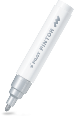 &Mu;&alpha;&rho;&kappa;&alpha;&delta;ό&rho;&omicron;&sigmaf; pintor &mu;&epsilon;&sigma;&alpha;ί&alpha; &mu;ύ&tau;&eta; - pilot &alpha;&sigma;&eta;&mu;ί, Silver, medium