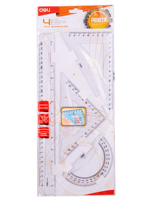 Deli drafting set 4pcs, , medium