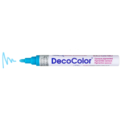 Decocolor paint marker broad - 300/10 light blue, , medium