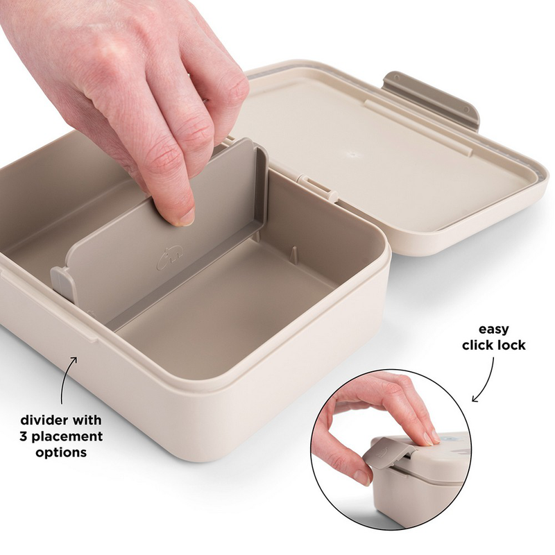 Done by deer lunch box w/divider celebration - sand, , medium-null