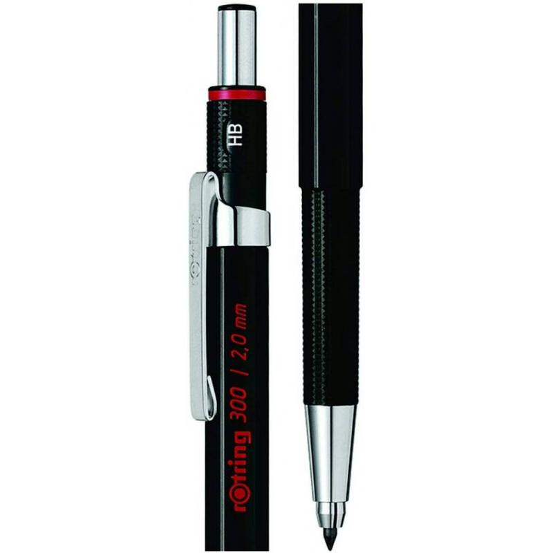 Rotring 300 mechanical pencil hi-polymer hb / 0.5 mm / retractable, , medium-null