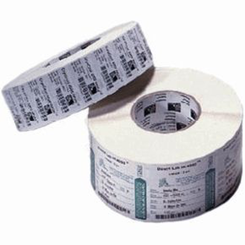 Zebra z-select 2000d direct thermal labels 76x45mm white coated permanent adhesive mobile printer 350/roll 20 rolls-null