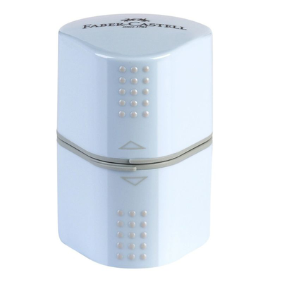Faber castell grip trio sharpener sky blue fa183874, , medium