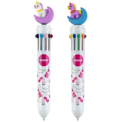 Automatic ball pen "10 in 1" unicorn 0.7mm, , medium