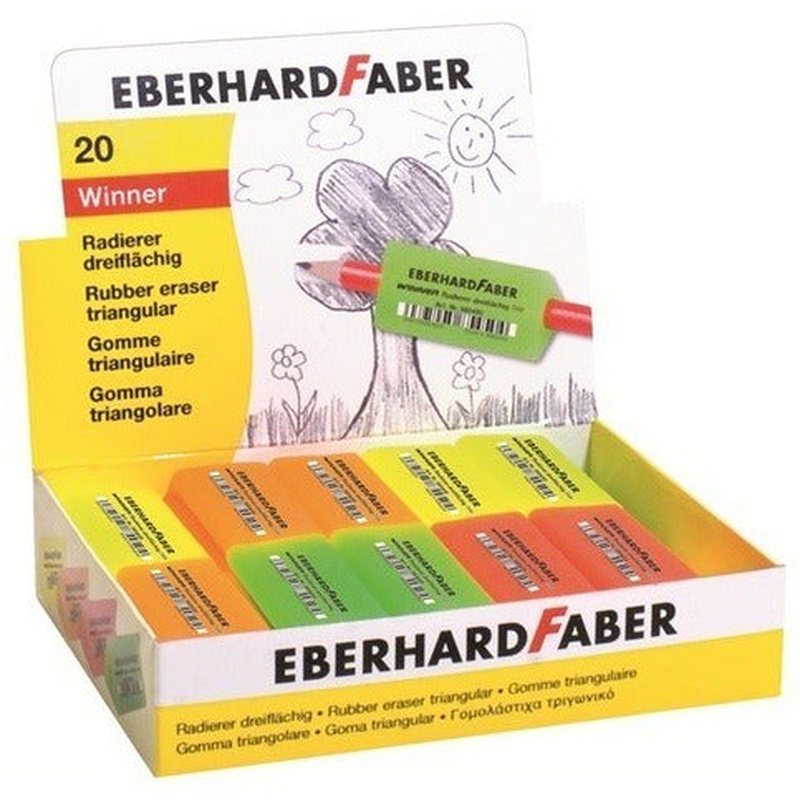 Product image: Eberhardfaber rubber eraser triangular winner-null