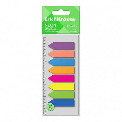 Erichkrause index arrows 'neon' 12x45 mm (200 sheets/8 colors) 61559, , medium