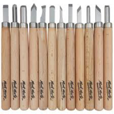 Wood carving set premium 12pc sku: mmsp0023
