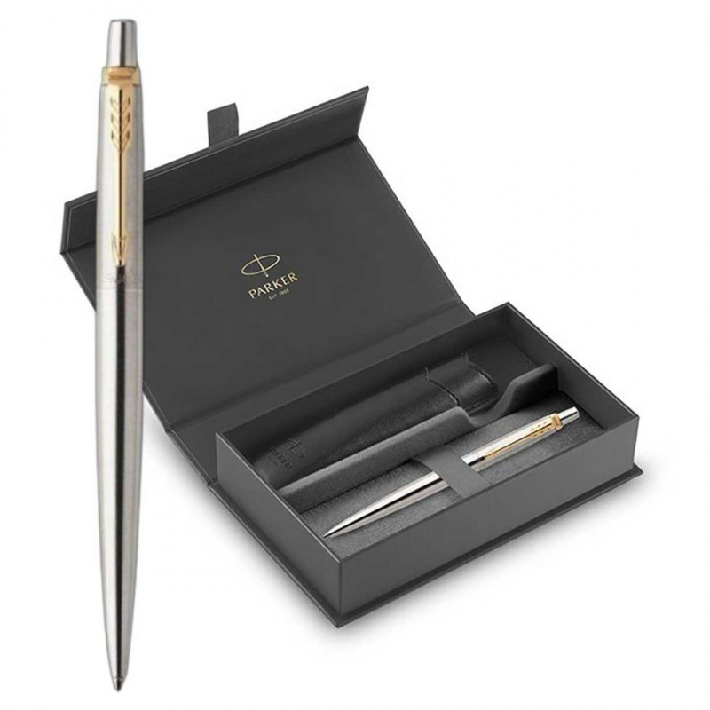 Parker  jotter core stain.steel gt bp+blk pu  pp, , medium-null