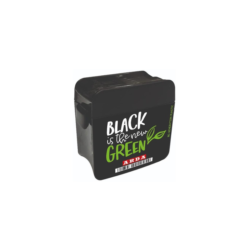 Arda black is the new green two hole sharpener, , medium-null
