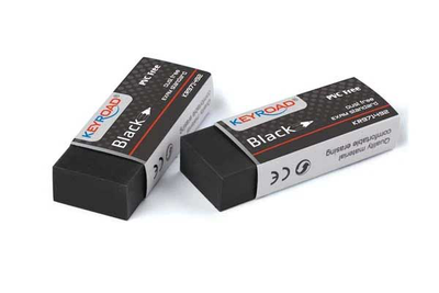 Eraser black 60x22mm, , medium