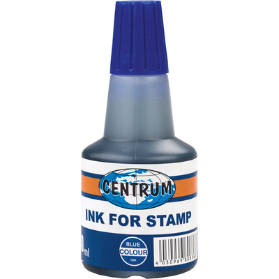 Stamp ink blue 40ml, , medium