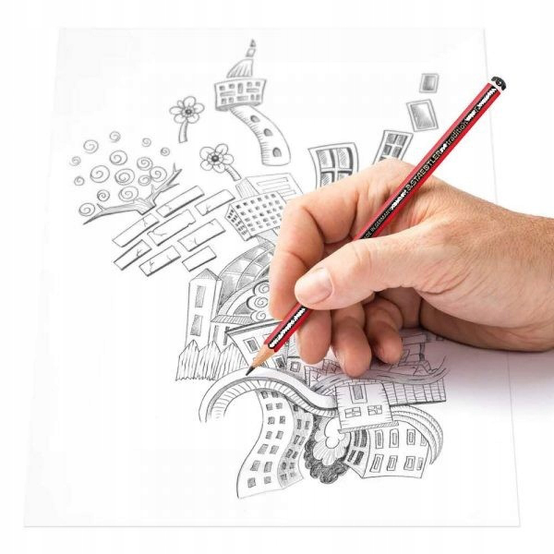 Staedtler tradition pencils 2b (12 pcs set), , medium-null