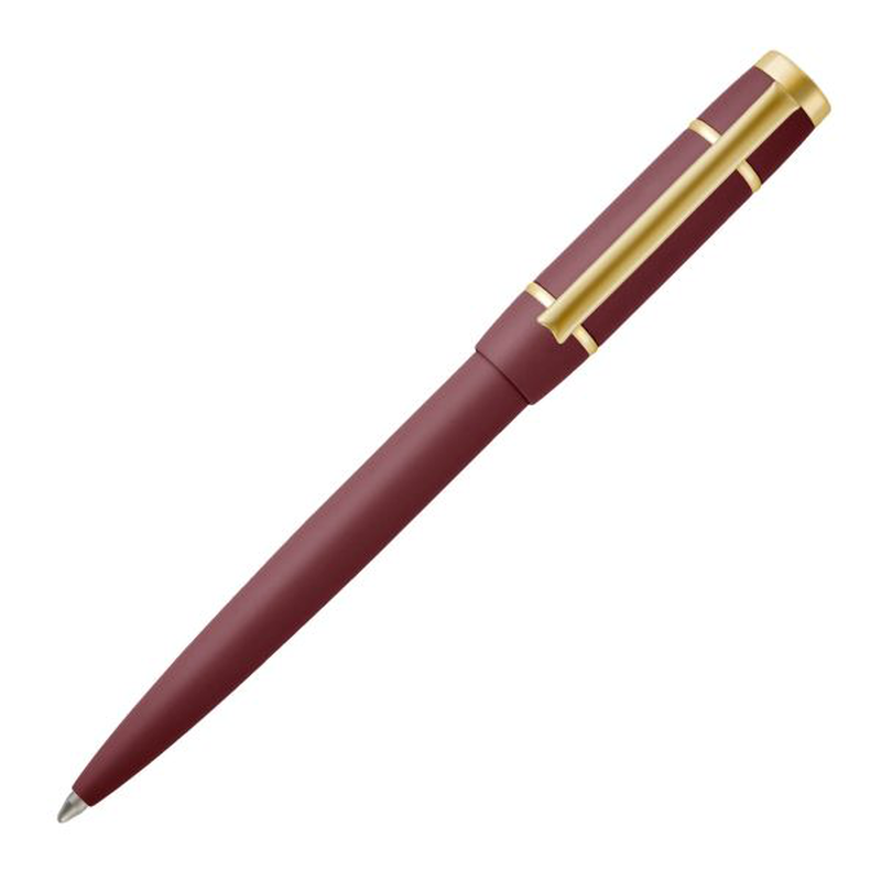 Hugo Boss ballpoint pen rive signature lady burgundy, , medium-null