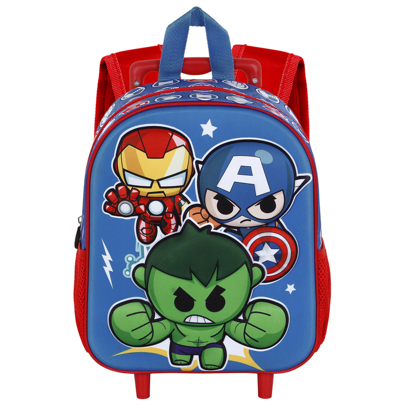 AVENGERS JUNIOR TROLLEY BACKPACK 3D-null