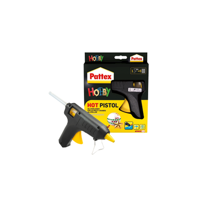 Pattex silicone adhesive pistol 70w 11mm + 6 pcs. Eraser