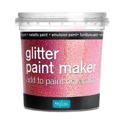 Glitter paint maker 75gr pink - polyvine, , medium