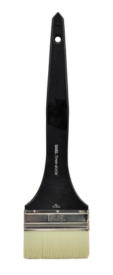 Lqx professional freestyle large scale brush broad flat/varnish 4-inch long handle liquitex, , medium