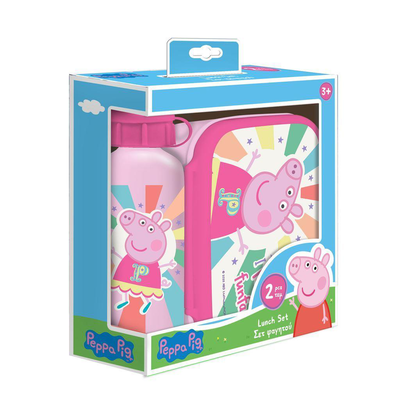 Lunch set peppa pig, , medium