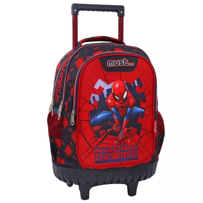 Must spiderman thwip backpack trolley  34x20x44 3cases 508564, , medium