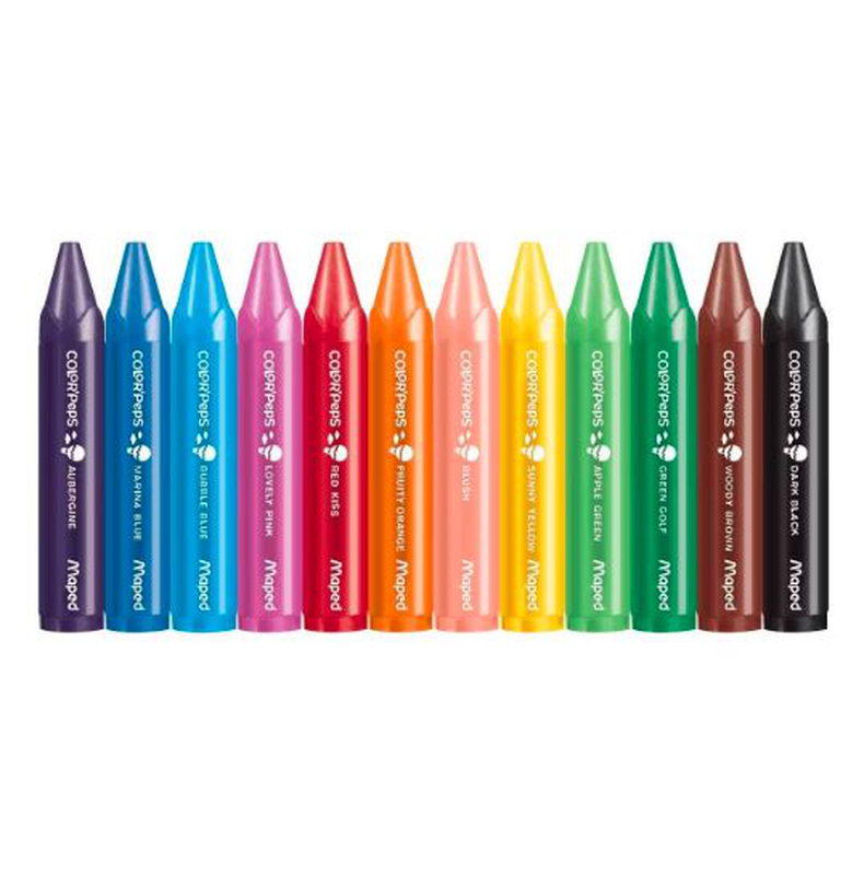 Maped color peps my first wax jumbo 12 pieces, , medium-null