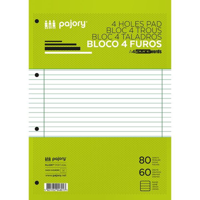 Refill pad a4 80 sheets (160 pages), , medium