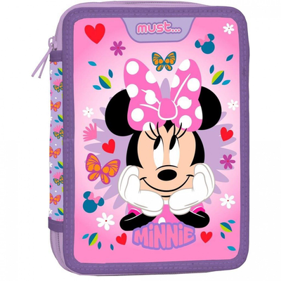 Σχολική κασετίνα διπλή γεμάτη must disney minnie mouse, , medium