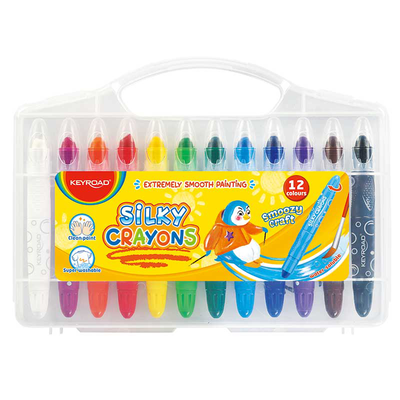 Gel crayons water soluble 12pcs, , medium