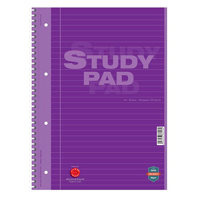 Camel study writing pad a4 90gsm 160p violet, , medium