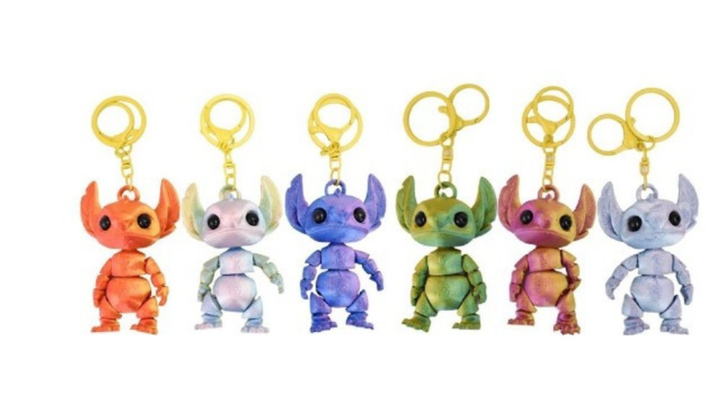 3d printed stitch keychain – random choice, , medium-null