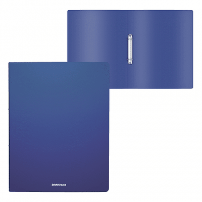 Erichkrause ring binder classic 2 rings a4 24mm blue 47014, , medium
