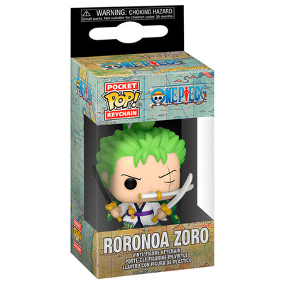 Funko pop keychain! One piece: roronoa zoro, , medium