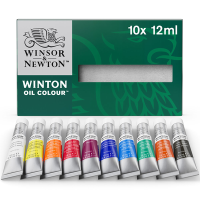 W&n winton oil colour 10x12ml tube set