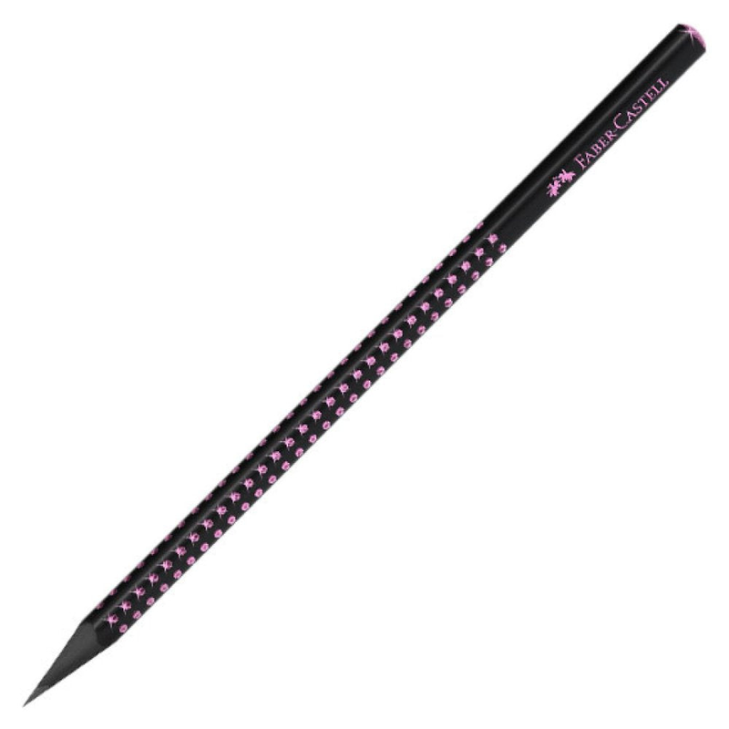 Faber-castell graphite pencil sparkle midnight (pink), , medium-null