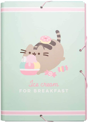Pusheen a4 elasticated folder pusheen foodie collection, , medium