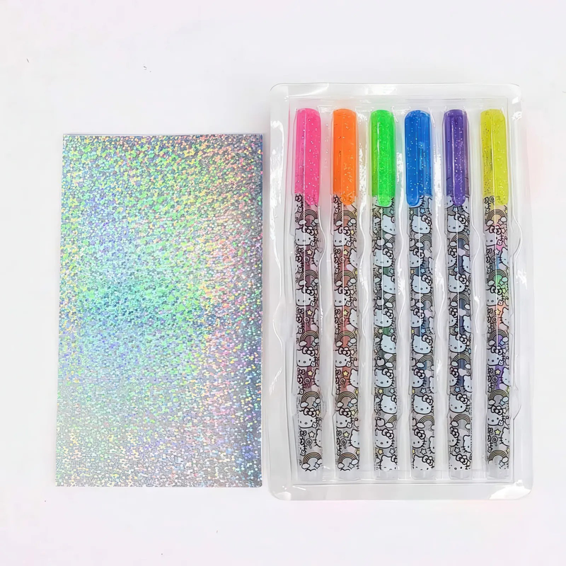 Hello kitty gel pens 6 pack, , medium-null