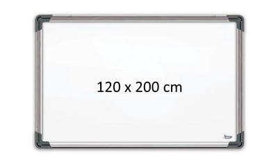 Whiteboard magnetic 120x200, , medium