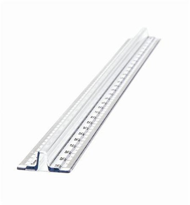 Plastic safety ruler 30cm, , medium