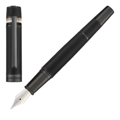Hugo Boss fountain pen core iconic black, , medium