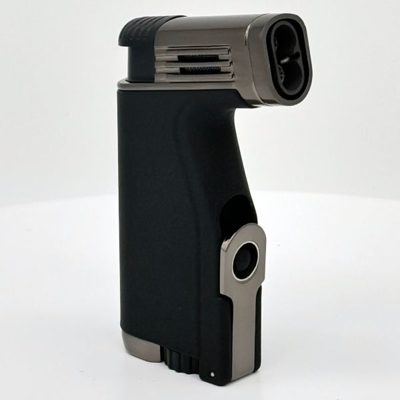 Ronson breeze crackle black cigar lighter, , medium image number null