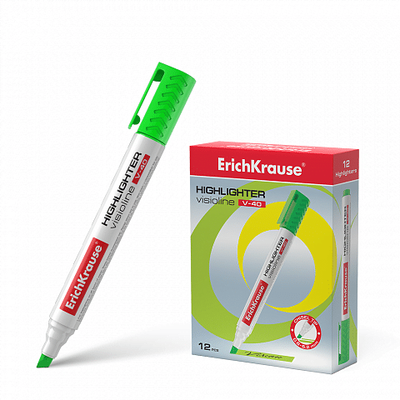Erichkrause highlighter visioline v-40 green 30975, , medium