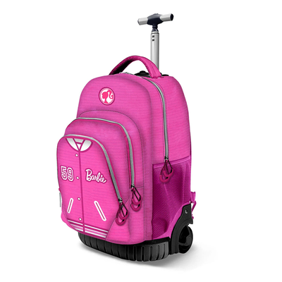 Barbie pink fan gts trolley backpack barbie varsity, , medium