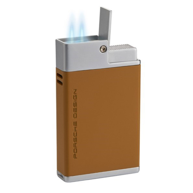 Porsche design lighter p'3631 double jet with cutter brown, , medium image number null